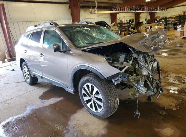 4S4BTAFC1M3162940 2021 SUBARU OUTBACK Желто-коричневый Передняя правая четверть