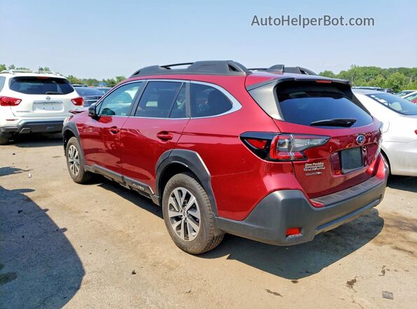 4S4BTAFC1R3264407 2024 SUBARU OUTBACK Burgundy Задня ліва чверть