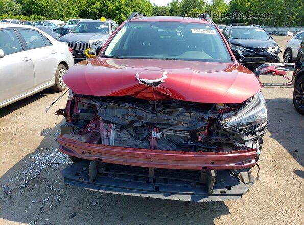 4S4BTAFC1R3264407 2024 SUBARU OUTBACK Burgundy Вид спереду