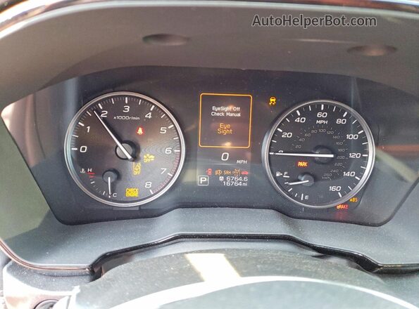4S4BTAFC1R3264407 2024 SUBARU OUTBACK Burgundy Вид щитка приладів