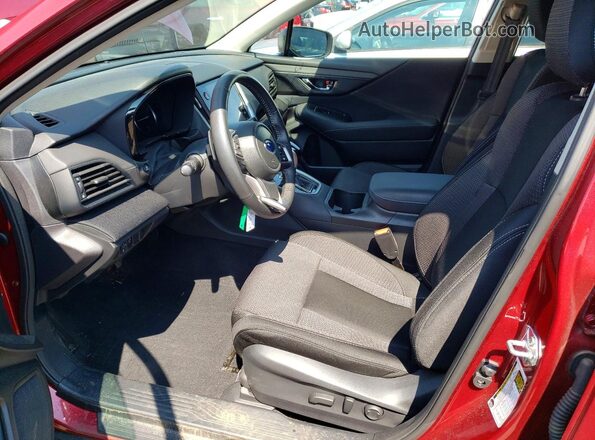 4S4BTAFC1R3264407 2024 SUBARU OUTBACK Burgundy Вид салону спереду