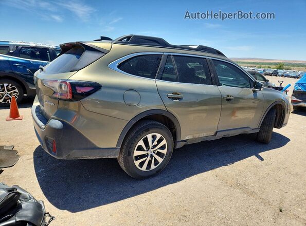 4S4BTAFC2N3194524 2022 SUBARU OUTBACK Зеленый Задняя правая четверть