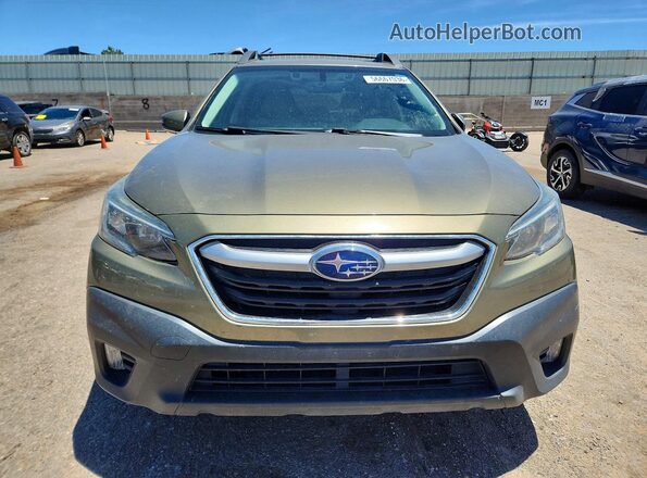 4S4BTAFC2N3194524 2022 SUBARU OUTBACK Зеленый Вид спереди