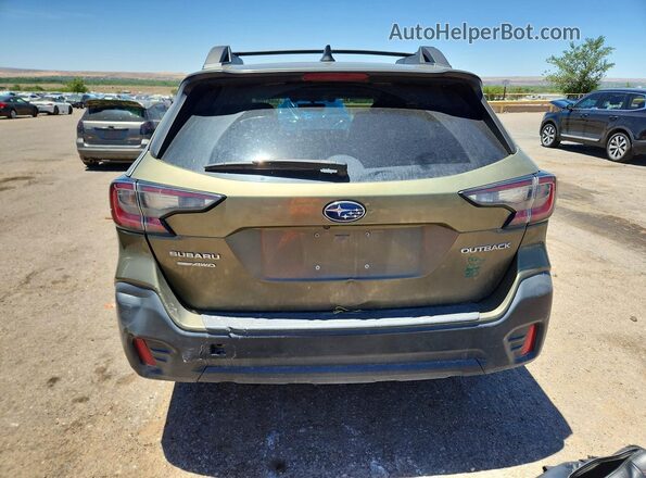 4S4BTAFC2N3194524 2022 SUBARU OUTBACK Зеленый Вид сзади