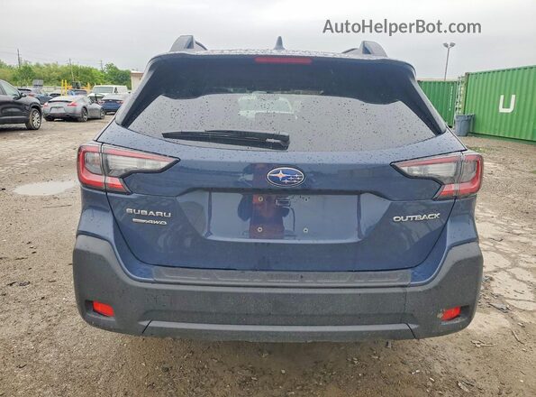 4S4BTAFC2S3322059 2025 SUBARU OUTBACK Синий Вид сзади