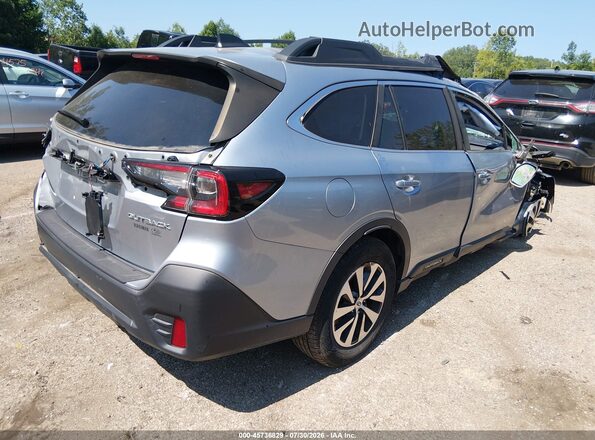 4S4BTAFC3N3119198 2022 SUBARU OUTBACK Silver Trasero derecho