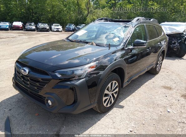 4S4BTAFC3R3111916 2024 SUBARU OUTBACK Black წინა მარცხენა ხედი სამი მეოთხედიდან