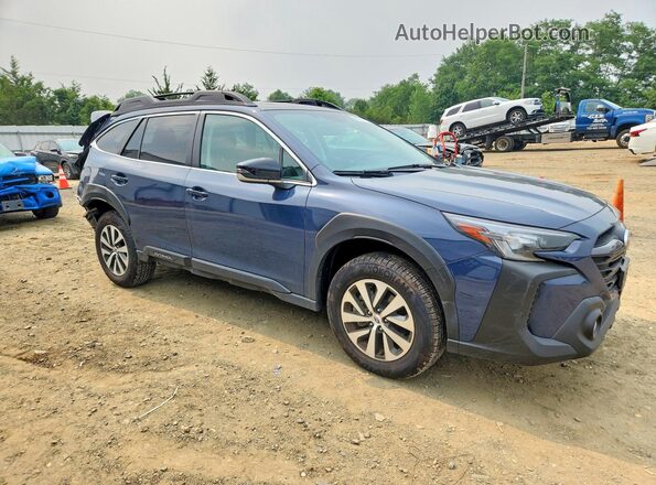 4S4BTAFC3S3206031 2025 SUBARU OUTBACK Синий Передняя правая четверть