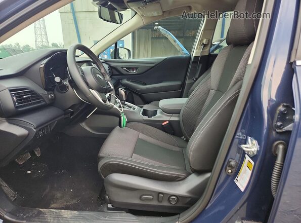 4S4BTAFC3S3206031 2025 SUBARU OUTBACK Синий Вид салона спереди