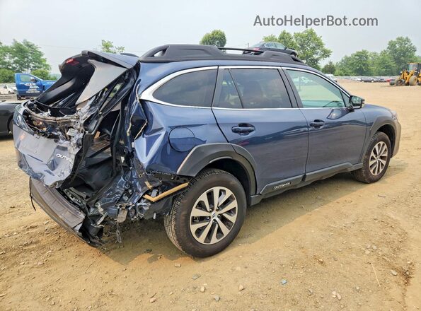 4S4BTAFC3S3206031 2025 SUBARU OUTBACK Синий Задняя правая четверть
