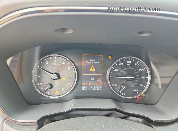 4S4BTAFC3S3206031 2025 SUBARU OUTBACK Синий Вид щитка приборов