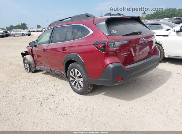 4S4BTAFC3S3211519 2025 SUBARU OUTBACK Красный Задняя левая четверть