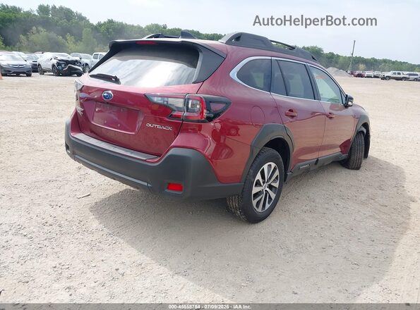 4S4BTAFC3S3211519 2025 SUBARU OUTBACK Красный Задняя правая четверть