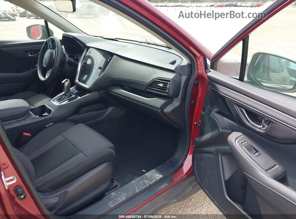 4S4BTAFC3S3211519 2025 SUBARU OUTBACK Красный Вид салона спереди