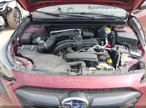 4S4BTAFC3S3211519 2025 SUBARU OUTBACK Красный Вид сзади