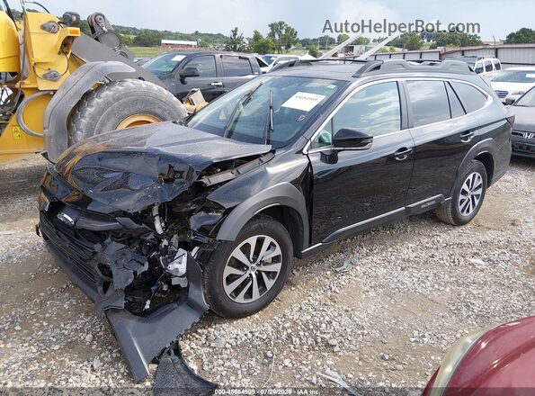 4S4BTAFC4S3286181 2025 SUBARU OUTBACK Black Առջևի ձախ երեք քառորդ տեսարան
