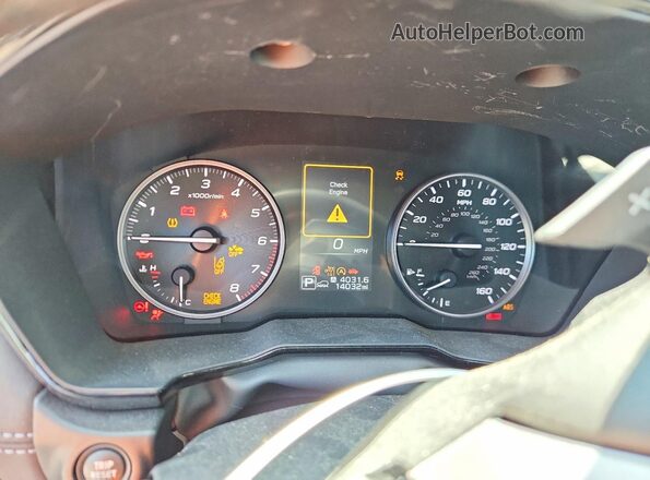 4S4BTAFC5S3152229 2025 SUBARU OUTBACK White Widok zestawu wskaźników