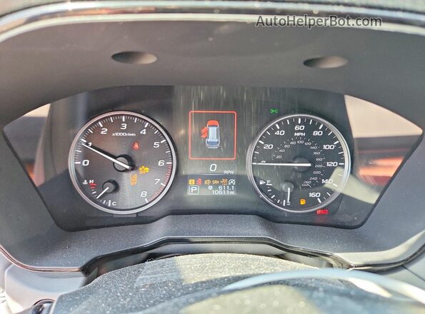 4S4BTAFC5S3195565 2025 SUBARU OUTBACK Серый Вид щитка приборов