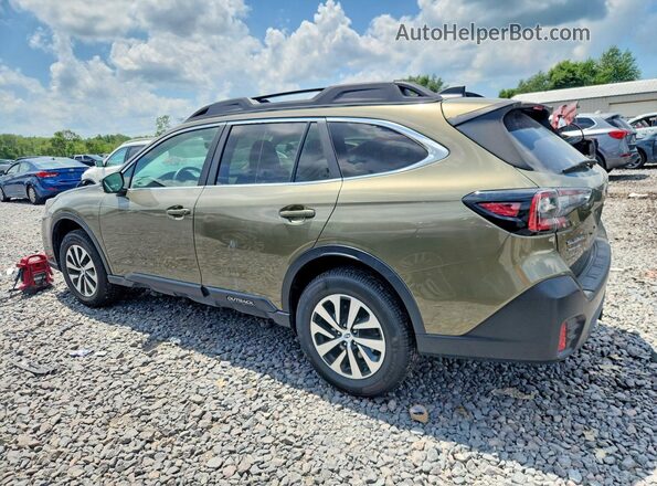 4S4BTAFC7M3152686 2021 SUBARU OUTBACK Green Задня ліва чверть