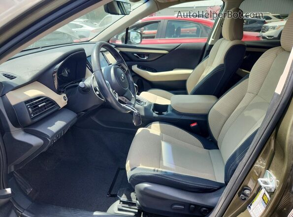4S4BTAFC7M3152686 2021 SUBARU OUTBACK Green Вид салону спереду