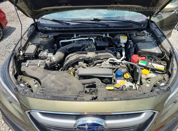 4S4BTAFC7M3152686 2021 SUBARU OUTBACK Green Вид задньої частини салону