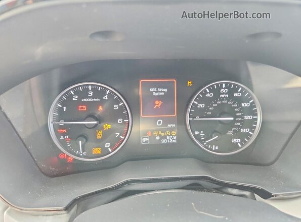 4S4BTAFC7S3119720 2025 SUBARU OUTBACK Blue Вид щитка приладів