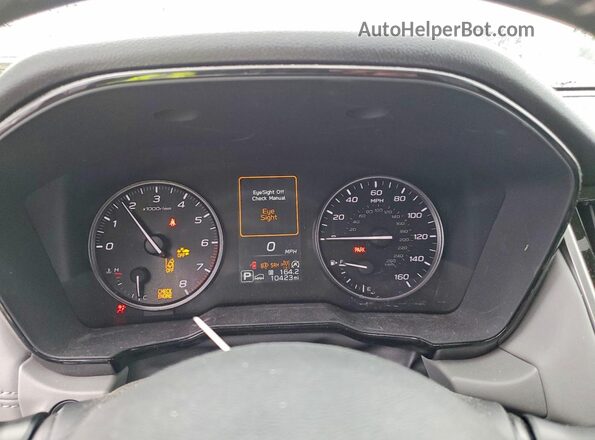 4S4BTAFC7S3297286 2025 SUBARU OUTBACK Silver ხელსაწყოთა პანელის ხედი