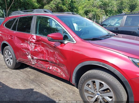 4S4BTAFC8M3226018 2021 SUBARU OUTBACK Red Դիմացի տեսք