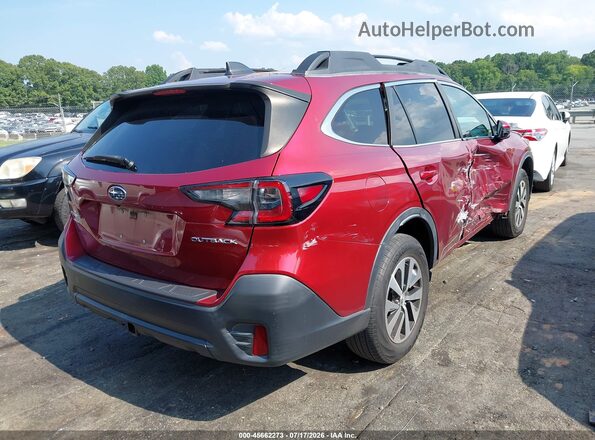 4S4BTAFC8M3226018 2021 SUBARU OUTBACK Red Հետևի աջ