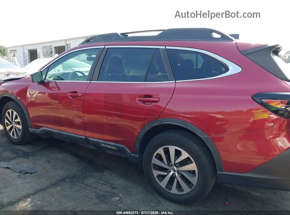 4S4BTAFC8M3226018 2021 SUBARU OUTBACK Red Սալոնի 360 աստիճան տեսք