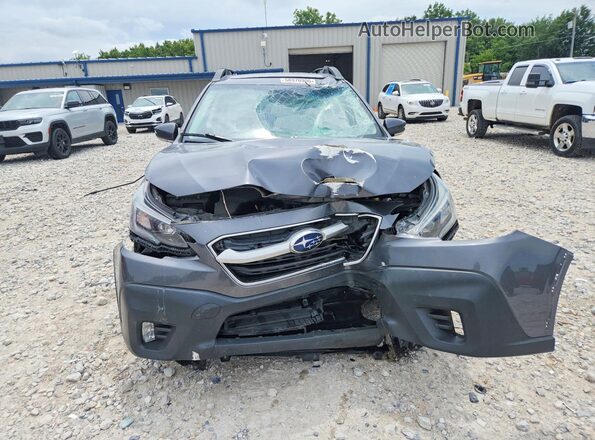 4S4BTAFC9M3134545 2021 SUBARU OUTBACK Gray Front view