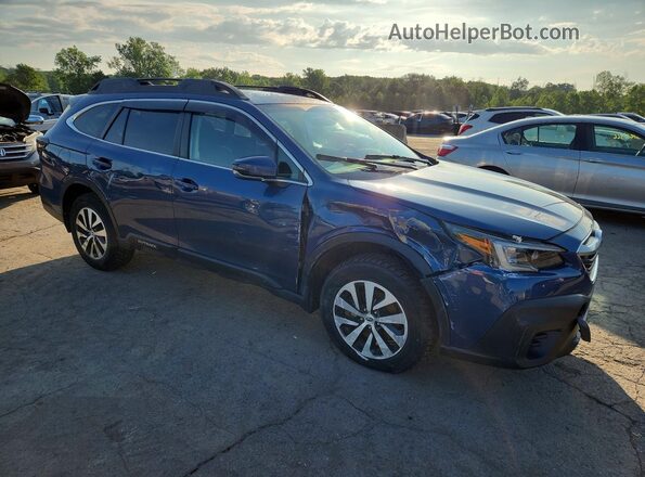 4S4BTAFC9N3259885 2022 SUBARU OUTBACK Синий Передняя правая четверть