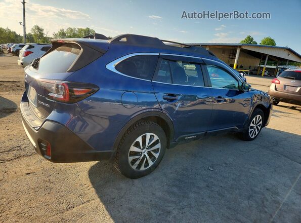 4S4BTAFC9N3259885 2022 SUBARU OUTBACK Синий Задняя правая четверть