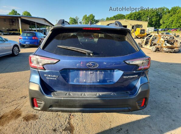 4S4BTAFC9N3259885 2022 SUBARU OUTBACK Синий Вид сзади