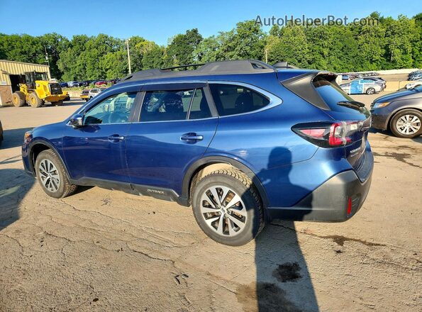 4S4BTAFC9N3259885 2022 SUBARU OUTBACK Синий Задняя левая четверть