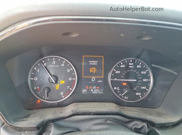 4S4BTAFCXM3150124 2021 SUBARU OUTBACK Gray Սարքավորումների վահանակի տեսք