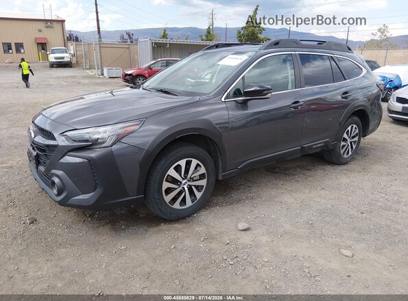 4S4BTAFCXP3156865 2023 SUBARU OUTBACK Серый Передняя левая четверть