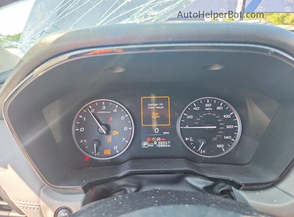 4S4BTAFCXR3240039 2024 SUBARU OUTBACK Blue Instrument cluster view