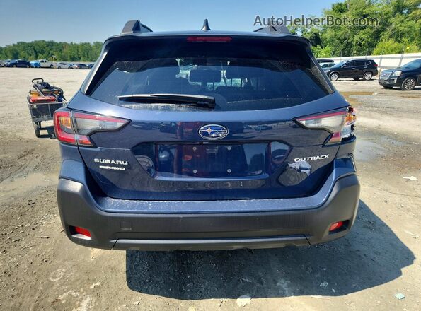 4S4BTAFCXR3240039 2024 SUBARU OUTBACK Blue Rear view