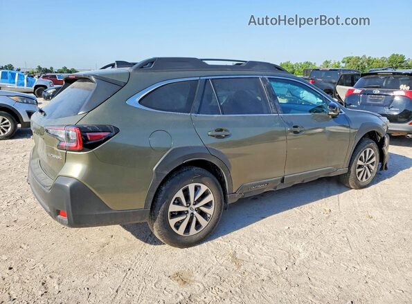 4S4BTAFCXS3336548 2025 SUBARU OUTBACK Зеленый Задняя правая четверть