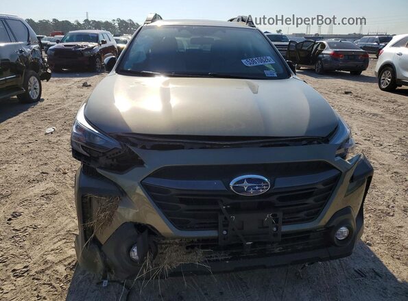 4S4BTAFCXS3336548 2025 SUBARU OUTBACK Зеленый Вид спереди
