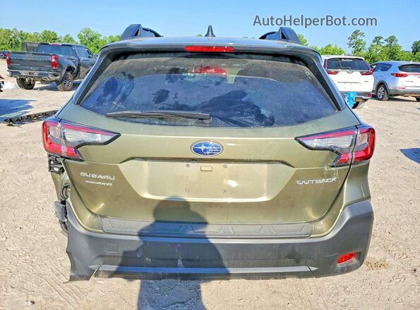 4S4BTAFCXS3336548 2025 SUBARU OUTBACK Зеленый Вид сзади