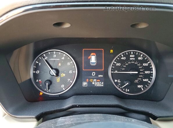 4S4BTAFCXS3336548 2025 SUBARU OUTBACK Зеленый Вид щитка приборов