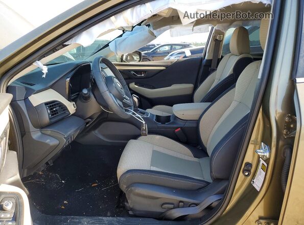 4S4BTAFCXS3336548 2025 SUBARU OUTBACK Зеленый Вид салона спереди