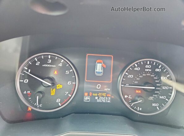 4S4BTALC0P3125001 2023 SUBARU OUTBACK Silver Instrument cluster view