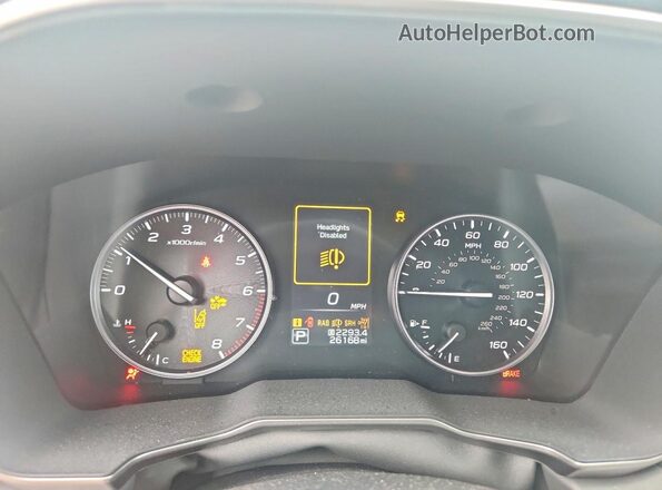 4S4BTALC1R3163064 2024 SUBARU OUTBACK Черный Вид щитка приборов