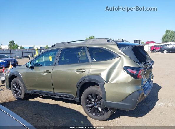 4S4BTALC2S3274549 2025 SUBARU OUTBACK Green 360 interior view