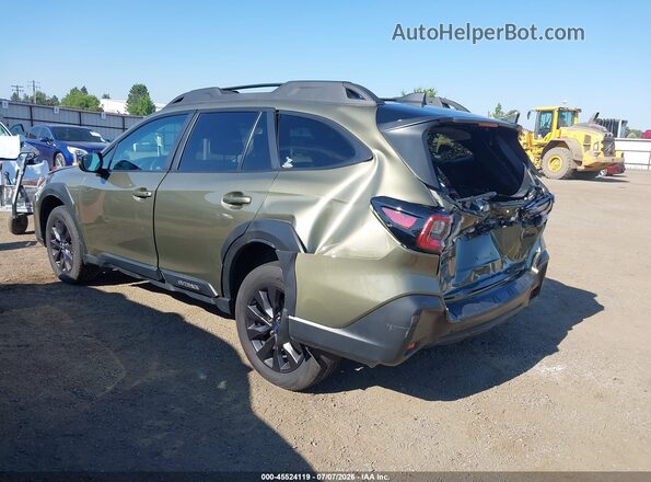 4S4BTALC2S3274549 2025 SUBARU OUTBACK Green Rear left