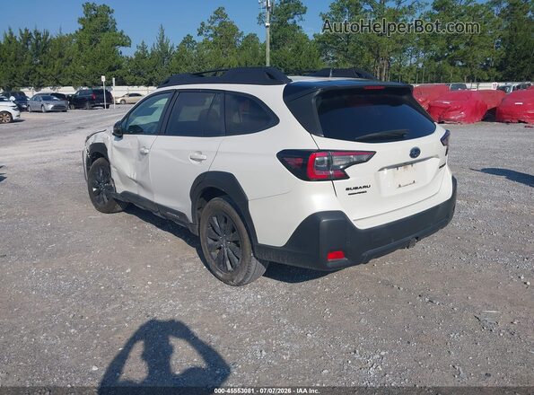4S4BTALC3P3187346 2023 SUBARU OUTBACK White უკანა მარცხენა