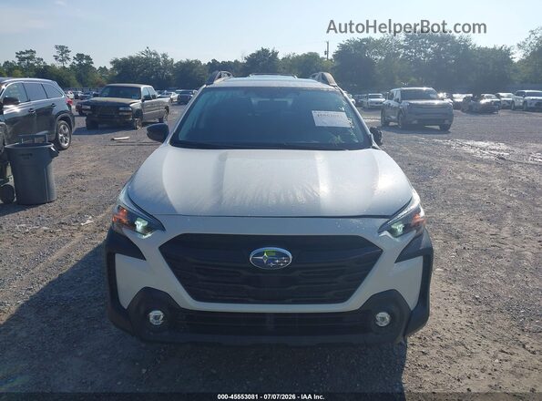4S4BTALC3P3187346 2023 SUBARU OUTBACK White ხელსაწყოთა პანელის ხედი